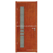 Новейший дизайн стекла деревянные расписные двери деревянные двери (JKD-ML9024)